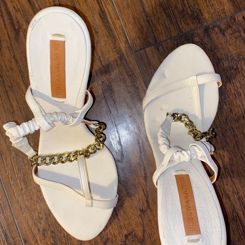 Strappy Chain Heeled Sandals